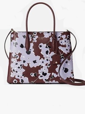 NWT Kate Spade New York Eva Floral Bouquet Medium Satchel